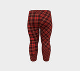 Tartan with a Twist, Red - Baby Leggings