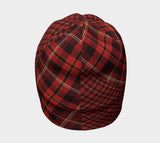 Tartan with a Twist, Red - Beanie