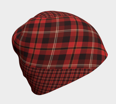 Tartan with a Twist, Red - Beanie