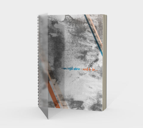 Where I Am - Spiral Notebook