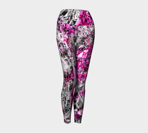 Shine Fuschia - Yoga Leggings