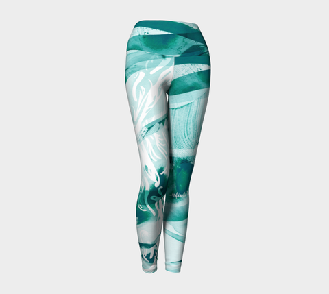 Infinite Love Turquoise - Yoga Leggings