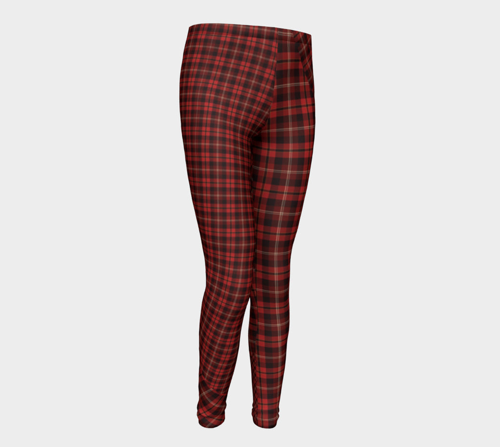 Tartan with a Twist - Youth Leggings